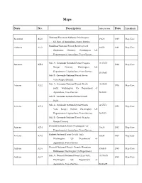 State No. Description Size in Cm Date Location