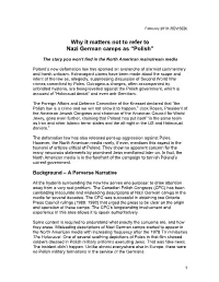 Why It Matters Not to Refer to Nazi German Camps As “Polish”