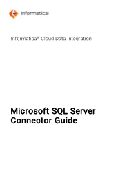 Informatica Cloud Data Integration
