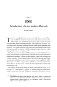 Introduction: Ancient Indian Materials
