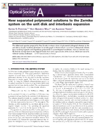 New Separated Polynomial Solutions to the Zernike System on the Unit Disk and Interbasis Expansion