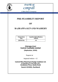 3.8 Rajrappa Washery