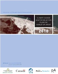 Climate Change Adaptation Action Plan for Hamlet of Arviat