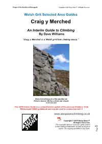 Craig Y Merched