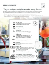 "Elegant and Practical Glassware for Every Day Use"