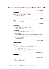 Liste Des Sites Et Monuments Protégés Dans Le Calvados