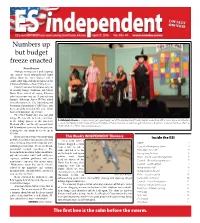 Numbers up but Budget Freeze Enacted