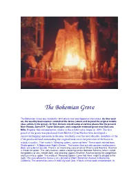 The Bohemian Grove