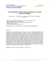 The Contribution of Wind-Generated Waves to Coastal Sea-Level Changes