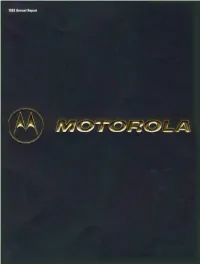 1992 Motorola Annual Report
