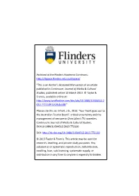 Archived at the Flinders Academic Commons