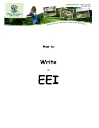 How to Write a Scientific Report