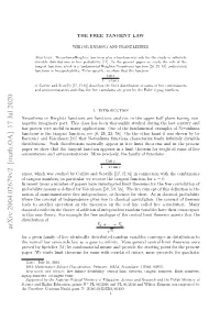 Arxiv:2004.02679V2 [Math.OA] 17 Jul 2020