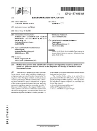 Method for a Genome Wide Identification of Expression