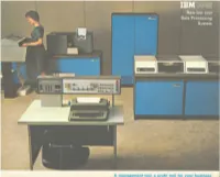 IBM 1440: New Low Cost Data Processing System, 1962