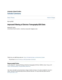 Improved Filtering of Electron Tomography EDX Data