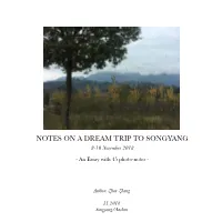 Notes on a Dream Trip to Songyang (Pdf)