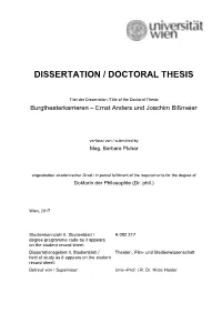 Dissertation / Doctoral Thesis