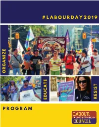 Labour Day Program 2019