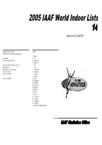 Lists N.14, All, 2005