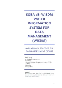 Wisdm Water Information System for Data Management (Wisdm)