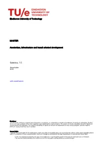 Eindhoven University of Technology MASTER Amsterdam, Infrastructure