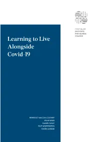 Learning to Live Alongside Covid-19 | Institute for Global Change