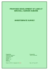 PPA Invertebrate Report Dec 2017