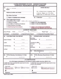 For Informational Purposes Only Original Report on File with , Supervisor of Elections Office