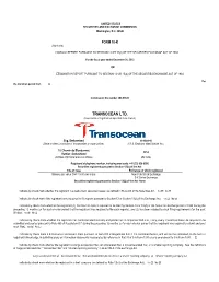 FORM 10-K (Mark One)