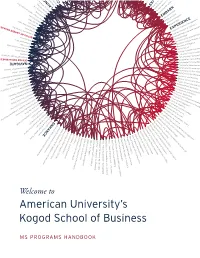 Kogod School of Business Master's Program Welcome Booklet