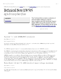 System 7.1 and Adbreinit Extension Powerbook 140 & 170 ADB