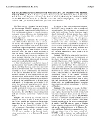 THE MULTI-ASTEROID ENCOUNTER TOUR with IMAGING and SPECTROSCOPY (MANTIS). Andrew S. Rivkin (1), Barbara A. Cohen (2), Olivier Barnouin (1), Carolyn M