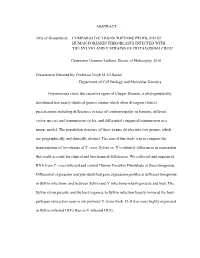 ABSTRACT Title of Dissertation