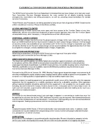 Catering & Convention Services Policies & Procedures 1