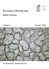 Revisions of British and Irish Lichens
