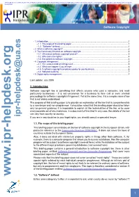 Software Copyright