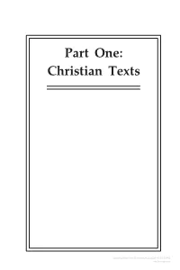 Christian Texts
