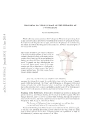 On Leonardo Da Vinci's Proof of the Theorem of Pythagoras