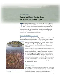 Science and Cross-Habitat Goals for All Subtidal Habitat Types