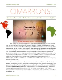 What Exactly Is a Cimarron…?