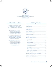 2008 Commencement Program (PDF)