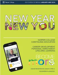 Ce Course Schedule Harper College Continuing
