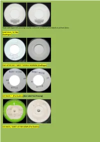 Note: USA Apple Test Pressings Usually Come with Standard White Labels As Printed Above
