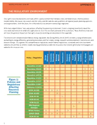 The Regulatory Environment