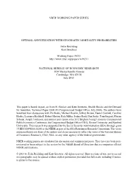 Optimal Annuitization with Stochastic Mortality Probabilities
