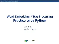 Practice with Python