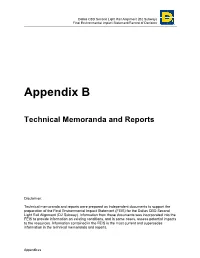 B-5 Visual Assessment Existing Conditions Technical Memorandum