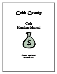 Cash Handling Manual