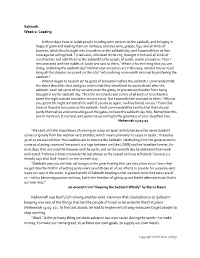 Sabbath Week 2: Ceasing Nehemiah Was Fearful of Reliving Another Exile